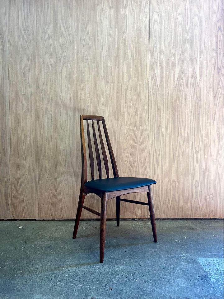 Set of 8 1960s Rosewood ‘Eva’ dining chairs by Nils Koefoed