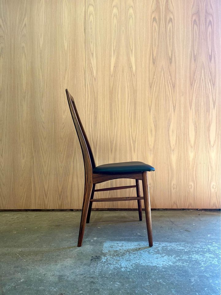 Set of 8 1960s Rosewood ‘Eva’ dining chairs by Nils Koefoed