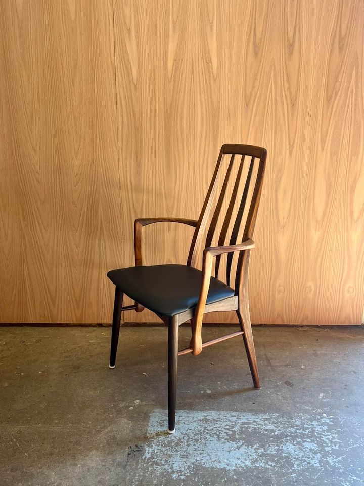 Set of 8 1960s Rosewood ‘Eva’ dining chairs by Nils Koefoed