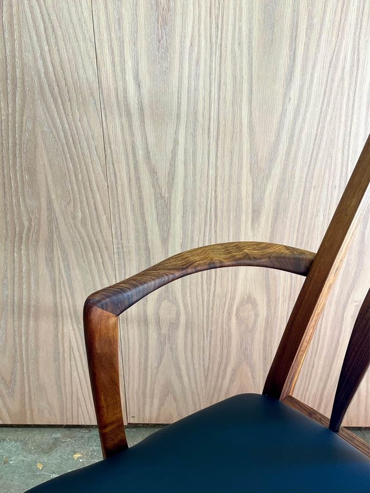 Set of 8 1960s Rosewood ‘Eva’ dining chairs by Nils Koefoed