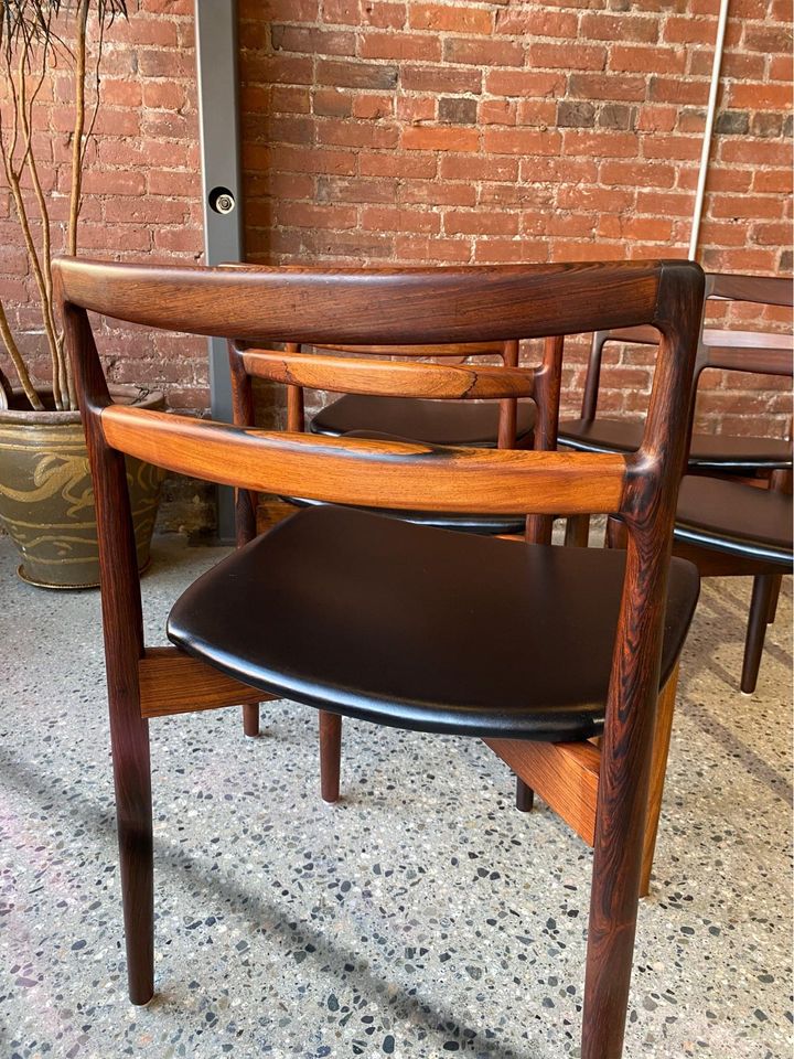 Set of six 1960s Danish Rosewood Dining Chairs