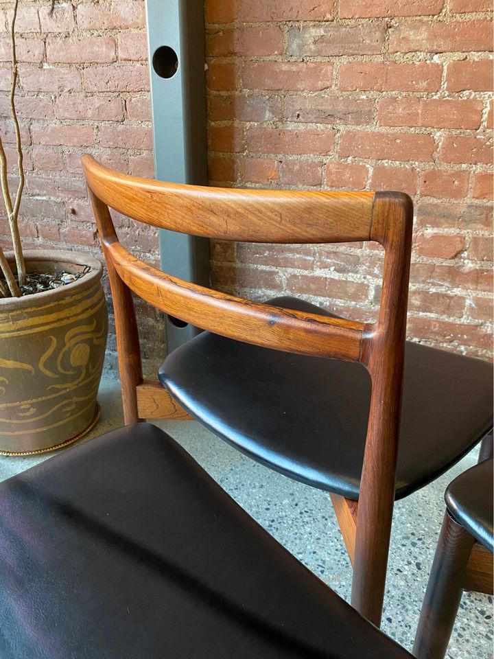 Set of six 1960s Danish Rosewood Dining Chairs