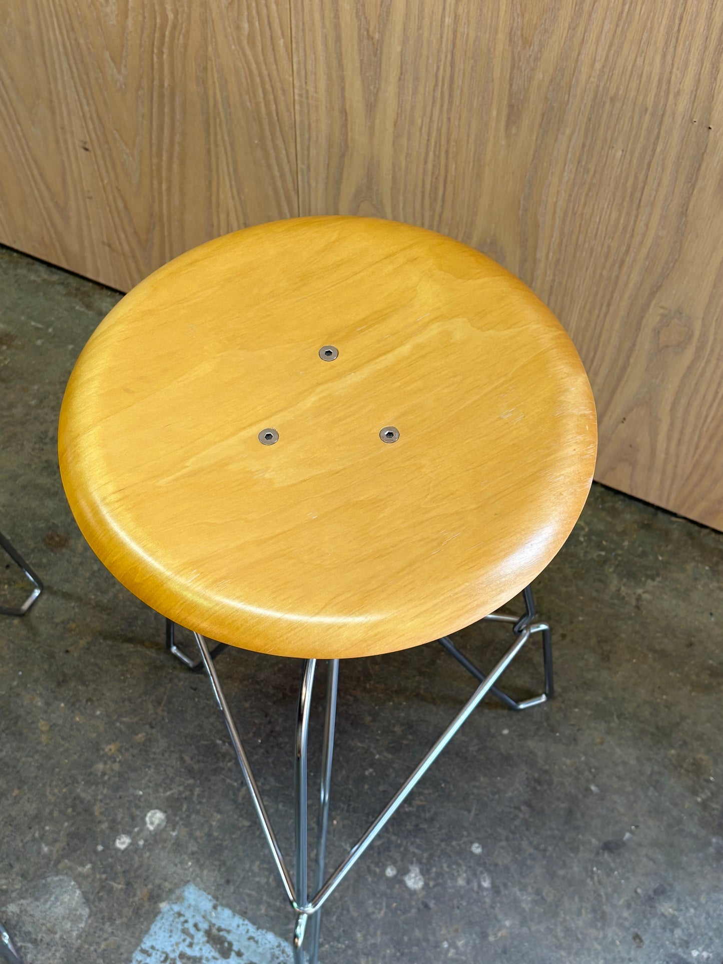 Set of 3 Adjustable Barstools by Jeff Covey – Industrial Modern Elegance