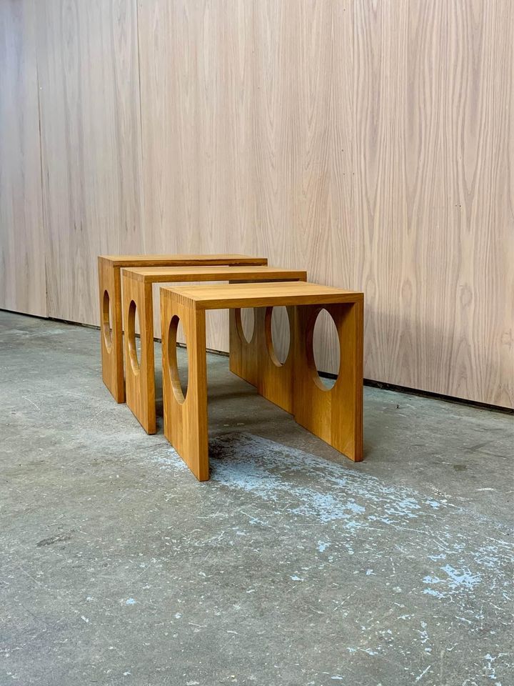 Solid Teak Nesting Tables by Jens Quistgaard