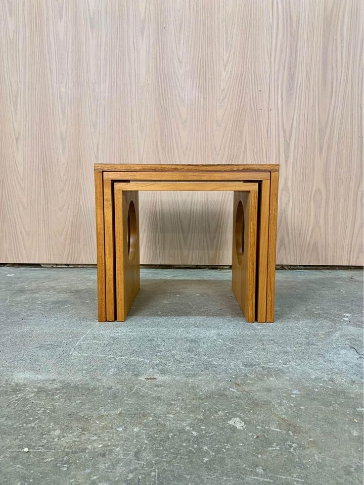 Solid Teak Nesting Tables by Jens Quistgaard