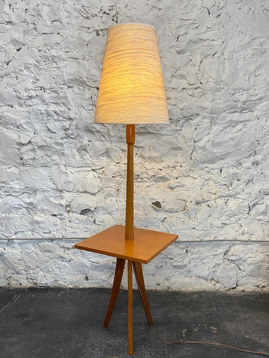 Teak Table Lamp