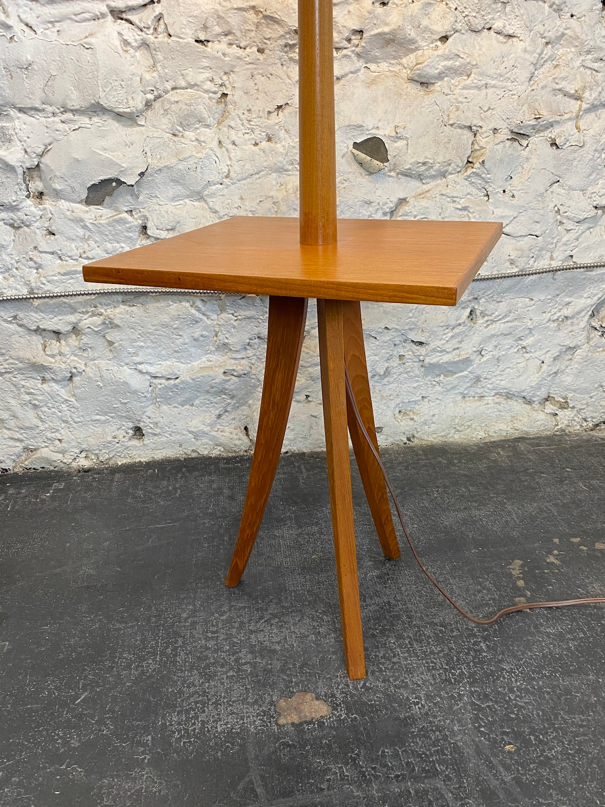 Teak Table Lamp