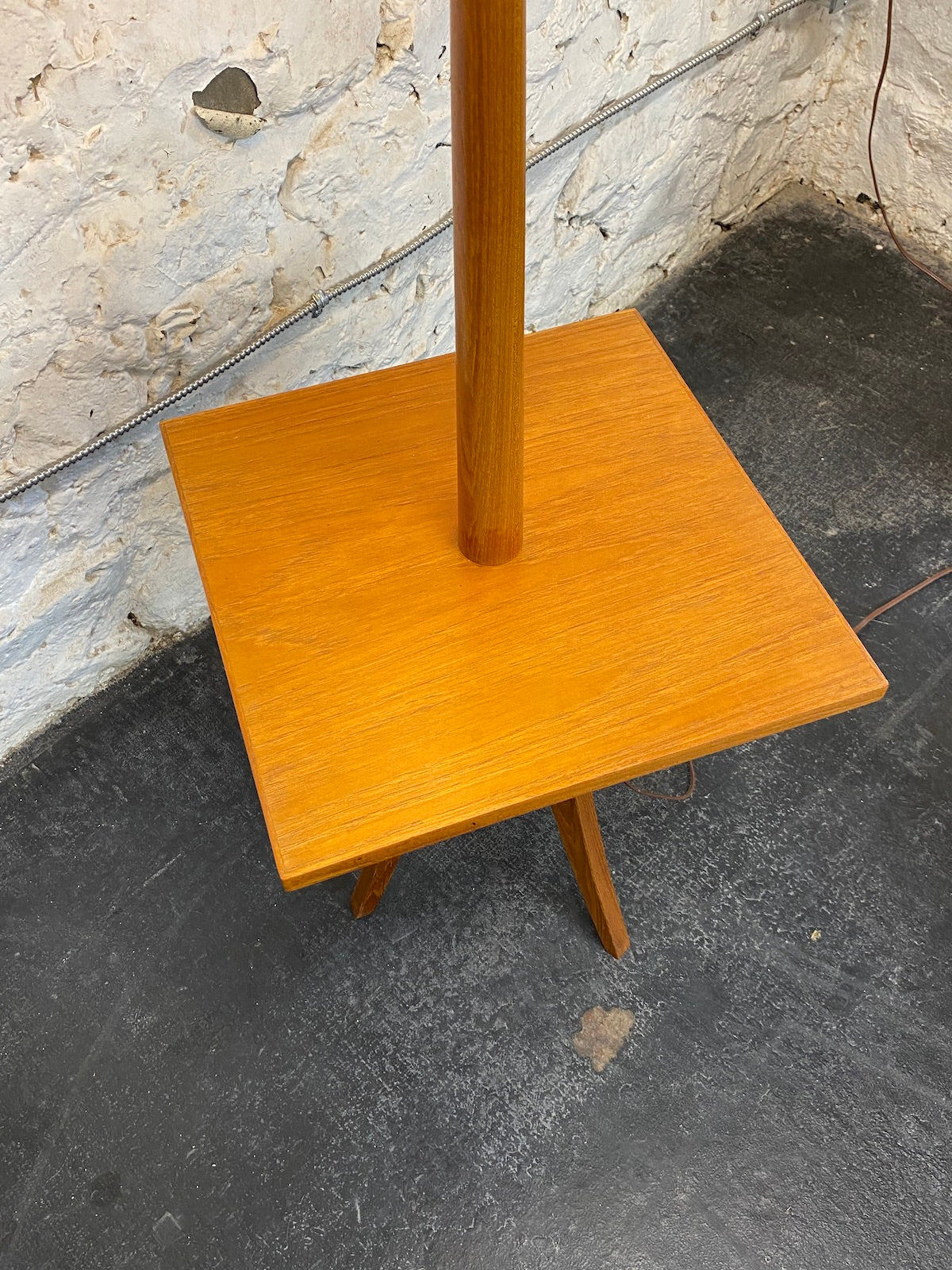 Teak Table Lamp