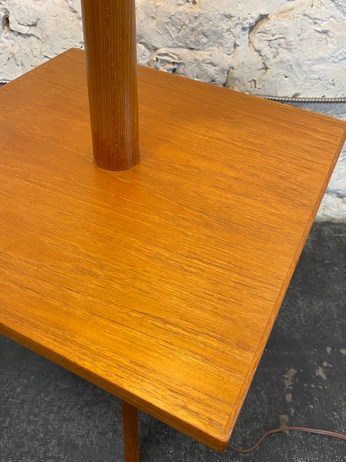 Teak Table Lamp