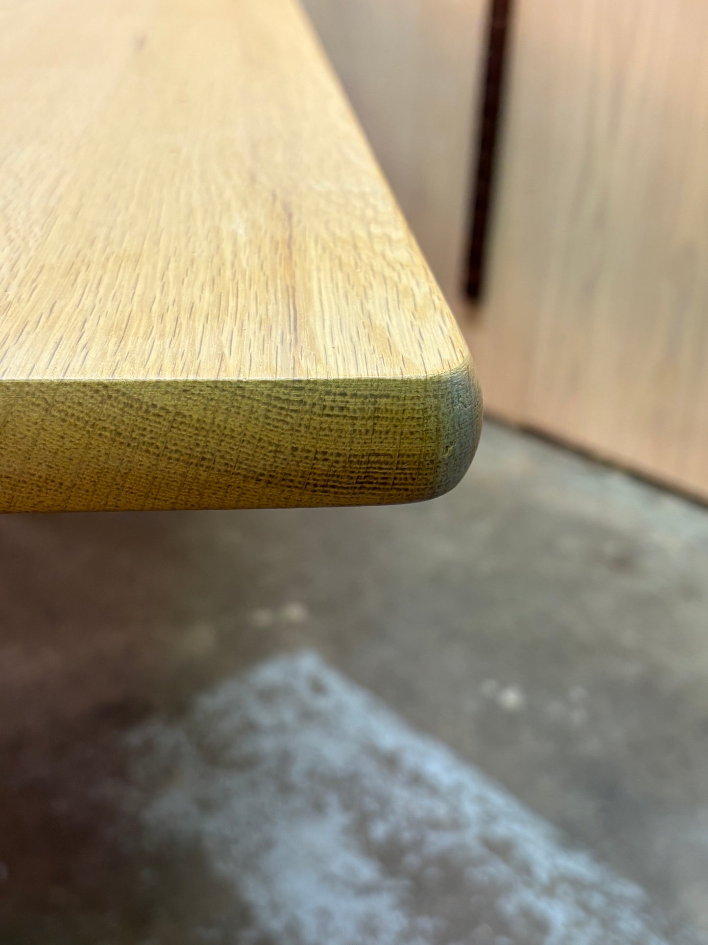 Vintage Solid Oak Danish Dining Table by Børge Mogensen