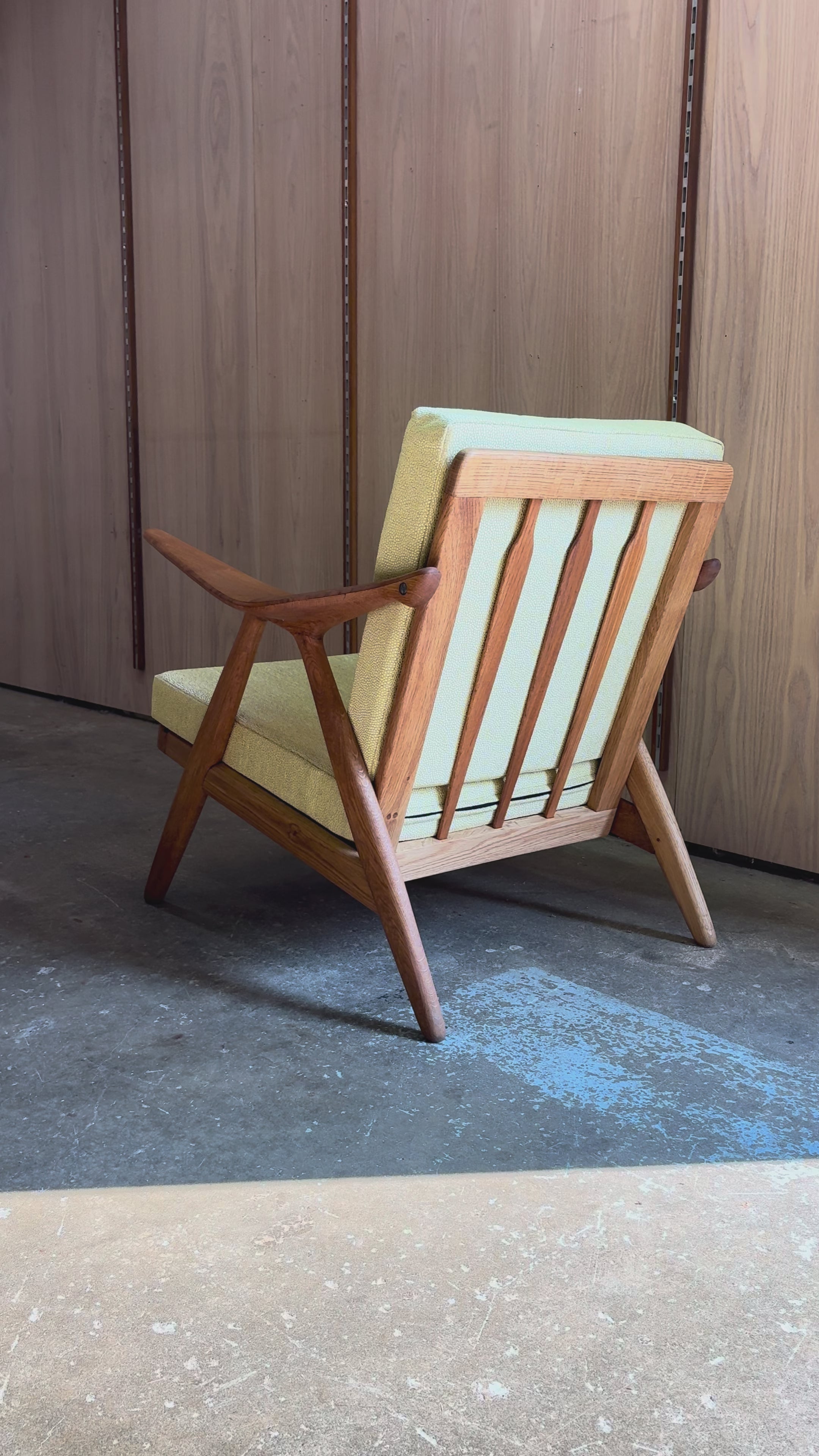 1950s Teak and Oak Lounge Chair by Arne Hovmand Olsen – Pray for