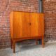 1960s Danish Teak Bar Cabinet