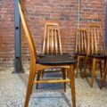 1960s Danish Teak Dining Chairs with New Leather