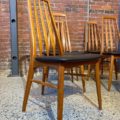 1960s Danish Teak Dining Chairs with New Leather