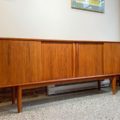 1960s Danish Teak Sideboard Credenza