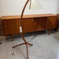 1960s Teak “Bow” Floor Lamp