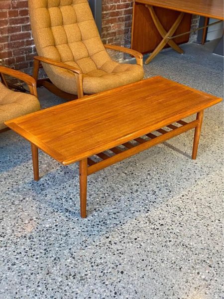 1960s Danish Teak Coffee Table by Grete Jalk