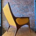 1960s Mid Century Teak Lounge Chair by R Huber