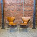 Pair of 1970s Danish Teak Series 7 Chairs by Arne Jacobsen for Fritz Hansen