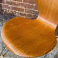 Pair of 1970s Danish Teak Series 7 Chairs by Arne Jacobsen for Fritz Hansen