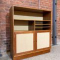 1960s Danish Rosewood Bookcase Cabinet