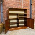 1960s Danish Rosewood Bookcase Cabinet