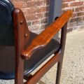 1960s Danish Rosewood and Leather Chair