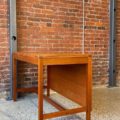 1960s Danish Teak Flip-Top Expanding Dining Table Desk