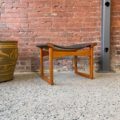 1960s Danish Teak Ottoman Stool by Madsen & Larson