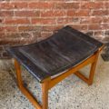 1960s Danish Teak Ottoman Stool by Madsen & Larson