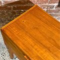 1960s Danish Teak Storage Box Side End Table by Ludvig Pontopiddan