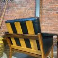 Danish Brazilian Rosewood and Leather Lounge Chairs Circa 1970