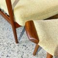 1960s Afromosia Teak Norwegian Reclining Lounge Chair and Matching Stool