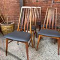 1960s Danish Rosewood Dining Chairs by Niels Koefoed