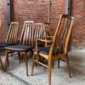 1960s Danish Rosewood Dining Chairs by Niels Koefoed