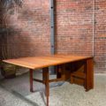 1960s Mid Century Expanding Teak Dining Table