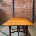 1960s Mid Century Expanding Teak Dining Table