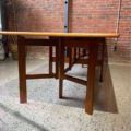 1960s Mid Century Expanding Teak Dining Table