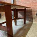 1960s Mid Century Expanding Teak Dining Table