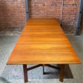 1960s Mid Century Expanding Teak Dining Table