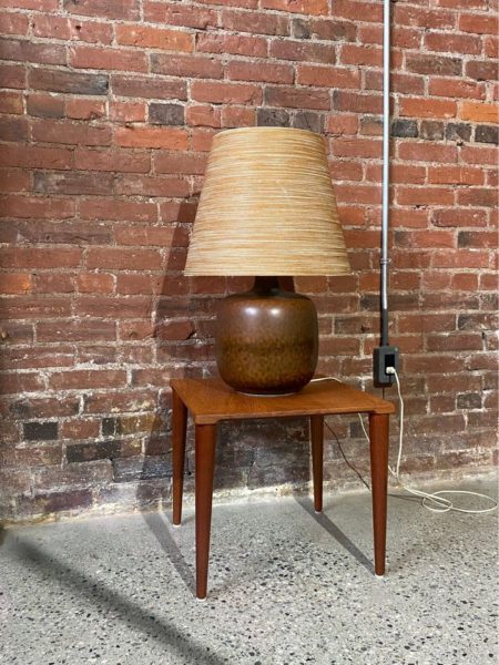 1960s Mid Century Lotte Lamp with Original Shade