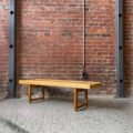 1960s Norwegian Oak Coffee Table Bench by Torbjørn Afdal