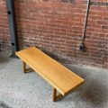 1960s Norwegian Oak Coffee Table Bench by Torbjørn Afdal