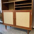 1960s Danish Rosewood Cabinet Bookcase Cabinet