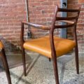 1960s Danish Rosewood Dining Chairs by Niels Møller