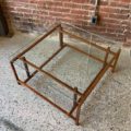 1960s Danish Rosewood and Glass Coffee Table by Henning Norgaars