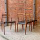 Model 78 Dining Chairs by Niels Møller in Brazilian Rosewood