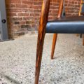 Model 78 Dining Chairs by Niels Møller in Brazilian Rosewood