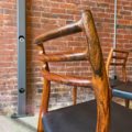 Model 78 Dining Chairs by Niels Møller in Brazilian Rosewood