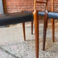 Model 78 Dining Chairs by Niels Møller in Brazilian Rosewood